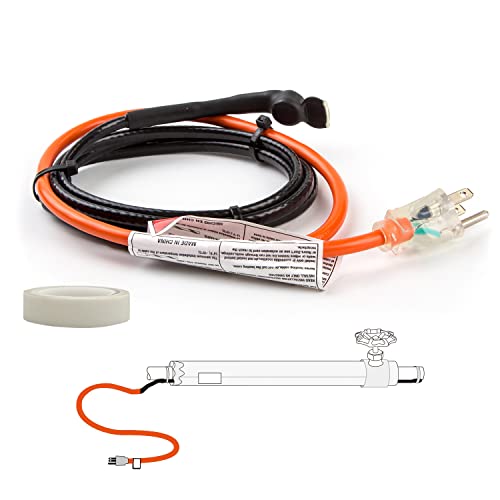 Heatit Hisd 9-Feet Pipe Heating Cable With Built-In Thermostat 7W/Ft #TOP1