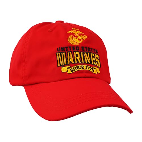 Image of United States Marines Cap, Durable Hat in Vibrant | Comfortable Baseball Cap | Perfect for Everyday, Officially Licensed