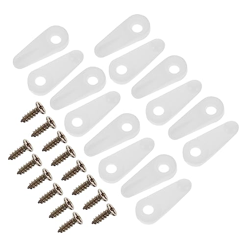 Image of OSALADI 100pcs Tablet Picture Frame Hardware Plastic Picture Turn Buttons Frame Clip Board Hanger Hooks for Plastic Hangers Photo Photo Buttons Fixing Clips No Trace