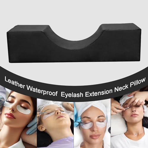 Oreiller de cils ergonomique pour stabiliser la tête et ranger les accessoires