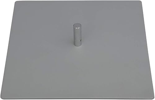 Vispronet Bandera de plumas de 12 x 12 pulgadas, base de placa de acero Incluye una placa de acero de 9.8 libras con una espina de 0.65 pulgadas de