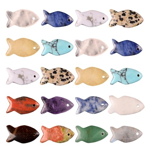 Pendentifs de poisson en cristaux pour égayer vos tenues tristes, lot multicolore quotidien