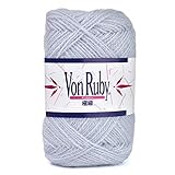 元廣 毛糸 ボンルビー 極細 74.ライトグレー 5玉パック