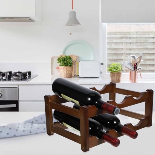 Soporte para botellas de vino diseño minimalista Alipis miniatura 4