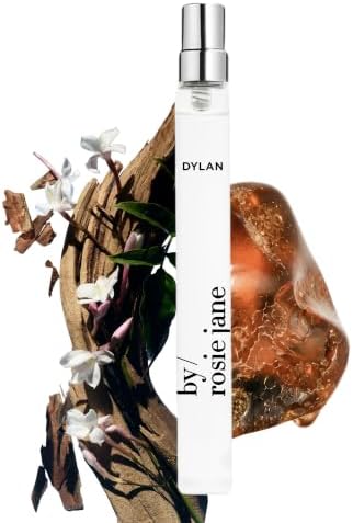 By Rosie Jane Travel Perfume Spray (Dylan) - Clean Perfume for Women - Non-Toxic Body Mist with Notes of Bergamot Blossom, Guaiac Wood & Amber Silk - Paraben, Sulfate & Phthalate Free (10ml)