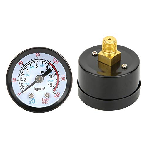 Compresseur D'air Manomètre Coquille de Fer Jauge D'instrument Compteur de Pression D'air 0~12Bar Mesure de Pression