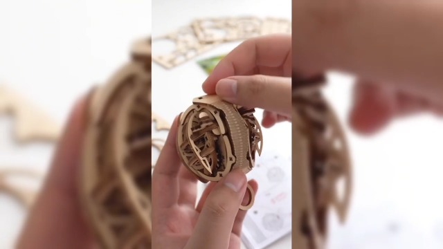 Puzzle 3D Harry Potter Boccino D'Oro In Legno – Modello Ufficiale Con Ali Mobili E Meccanismo Magnetico, Kit Fai-da-te Per Fan E Collezionisti