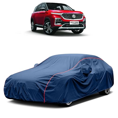 Image of Heavy-Duty Car Cover for Compatible with MG Hector (2019 to 2025 All Models) Deluxe Car Protection Cover - Waterproof & UV-Resistant All-Season Exterior Protection