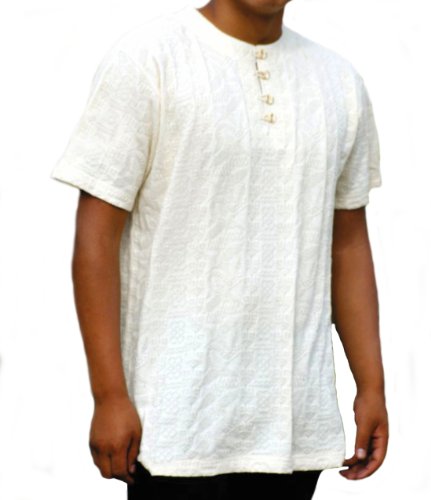 Polo homme blanc naturel écologique qui ne se déforme pas