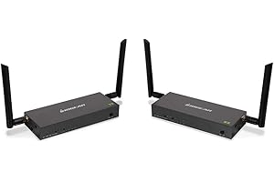 iogear Long Range Wireless 4K@60 Switch/Splitter Kit - Extends HDMI Signal to...