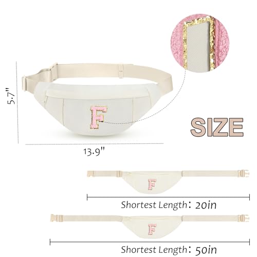 Image of MAXTOP Christmas Birthday Idea Gift for Daughter Sister Her,Trendy Stuff CrossBody Bag Fanny Pack for Women Men,Beige F