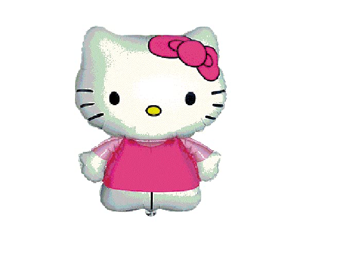 Ballon géant en aluminium pour fête d'anniversaire d'enfant Motif Hello Kitty 76,2 cm