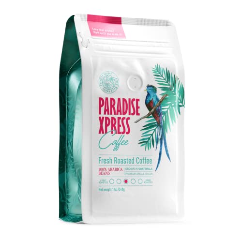 Paradise Xpress - Low Acid Coffee Beans Whole - Best Coffee Whole Beans Guatemala Coffee - Pour Over Coffee - Whole Coffee Bean Medium Roast Whole Bean - Whole Bean Coffee Medium Roast - Cafe En Grano #TOP23