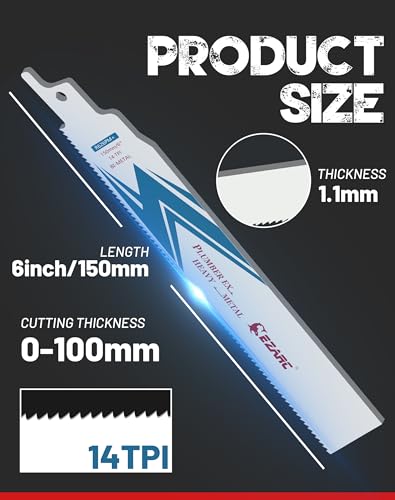 EZARC Bi-Metal Cobalt Sabre Saw Blades