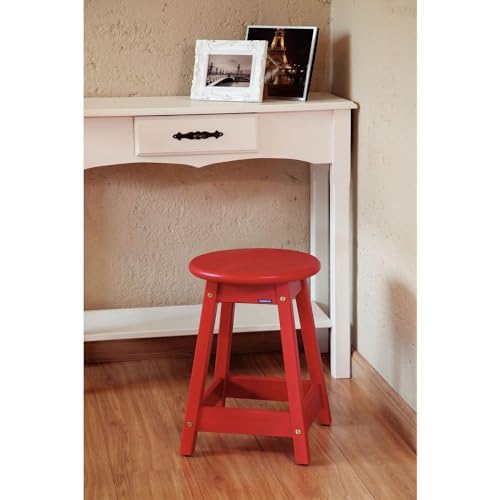 Banqueta Média Naturalle Tramontina Vermelho