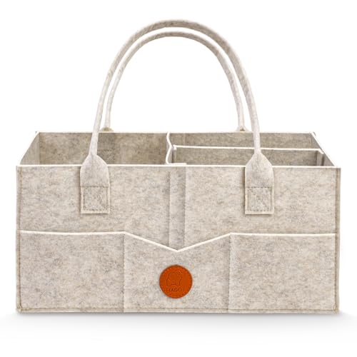 HAGOT Baby-Organizer, Organizer für Windelwagen, mit abnehmbaren Fächern, Geschenk für Neugeborene, A