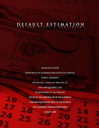 Default Estimation for Low-Default Portfolios 1505309204 Book Cover