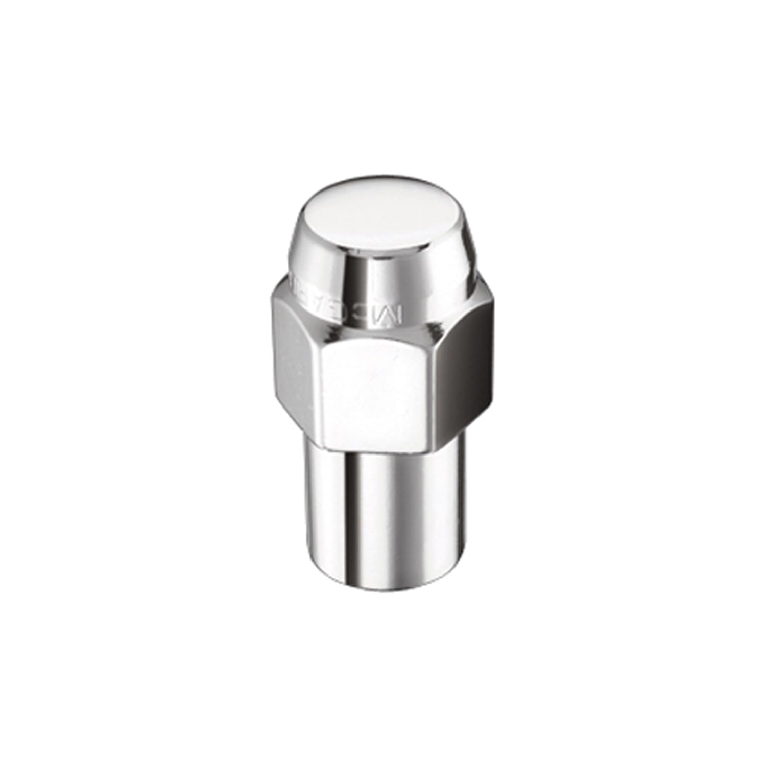 McGard Dadi a testa cilindrica con codolo standard da 0,747" (filettatura 1/2"-20), confezione da 100