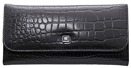 ZWILLING Maniküre Set Pediküre Kit, Nagelpflege Komplettset, Rindleder, Kroko Edition, 5-teilig, Schwarz – Bild 8