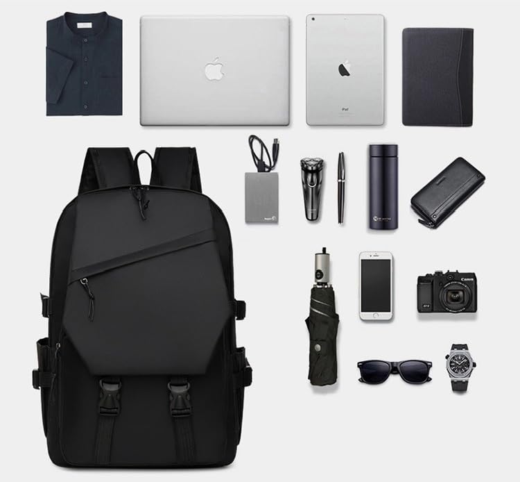 Backpack for Casual Aesthetic Backpack Bookbag Travel Back Pack (White)4