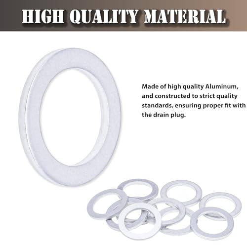 Image of 15PCS Oil Crush Washers /Drain Plug Crush Washer Compatible with Honda Replacement for Part #90471-PX4-000 Accord Acura Civic Ridgeline Odyssey CRV CR-V Pilot Fit Element