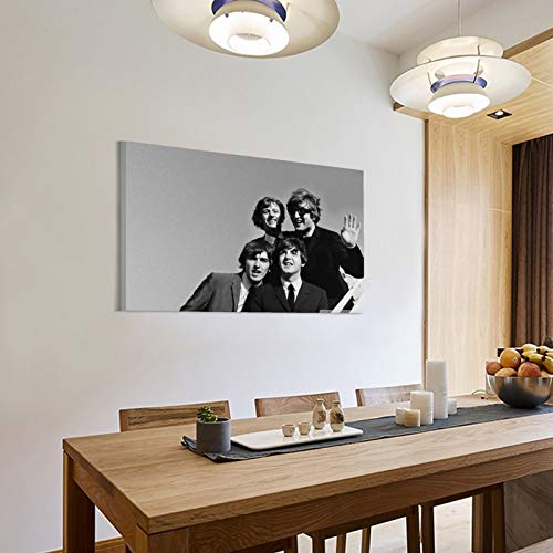LIULANG Poster mural Beatles Background – Impression sur toile – Décoration moderne pour chambre familiale – 30 x 45 cm - Les Beatles, Paul McCartney, John Lennon, RIngo Starr, George Harrison LIULANG Poster mural Beatles Background - Impression sur toile - Décoration moderne pour chambre familiale - 30 x 45 cm – Image 4