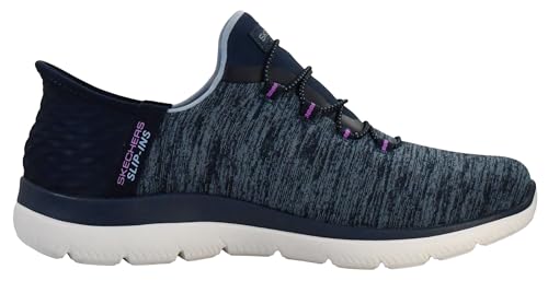 Chaussures Violet Marine Skechers Summits Dazzling Haze Mains Libres Pour Femme 8 X-Wide - 6
