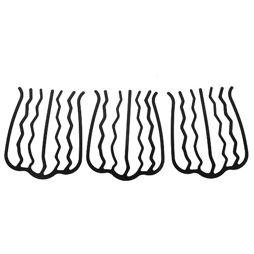 LIFKOME 3Pcs Hair Side Combs with Teeth Stylish Hairpin Clips for Women for Prom Weddings and Beach Events Unique Design for Long and Thick Hair Styling