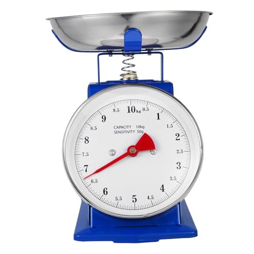 PRETYZOOM Manual Weighing Scale with Detachable Stainless Steel Tray for Baking Cooking and Meal Prep High Precision Easy Read Dial Display