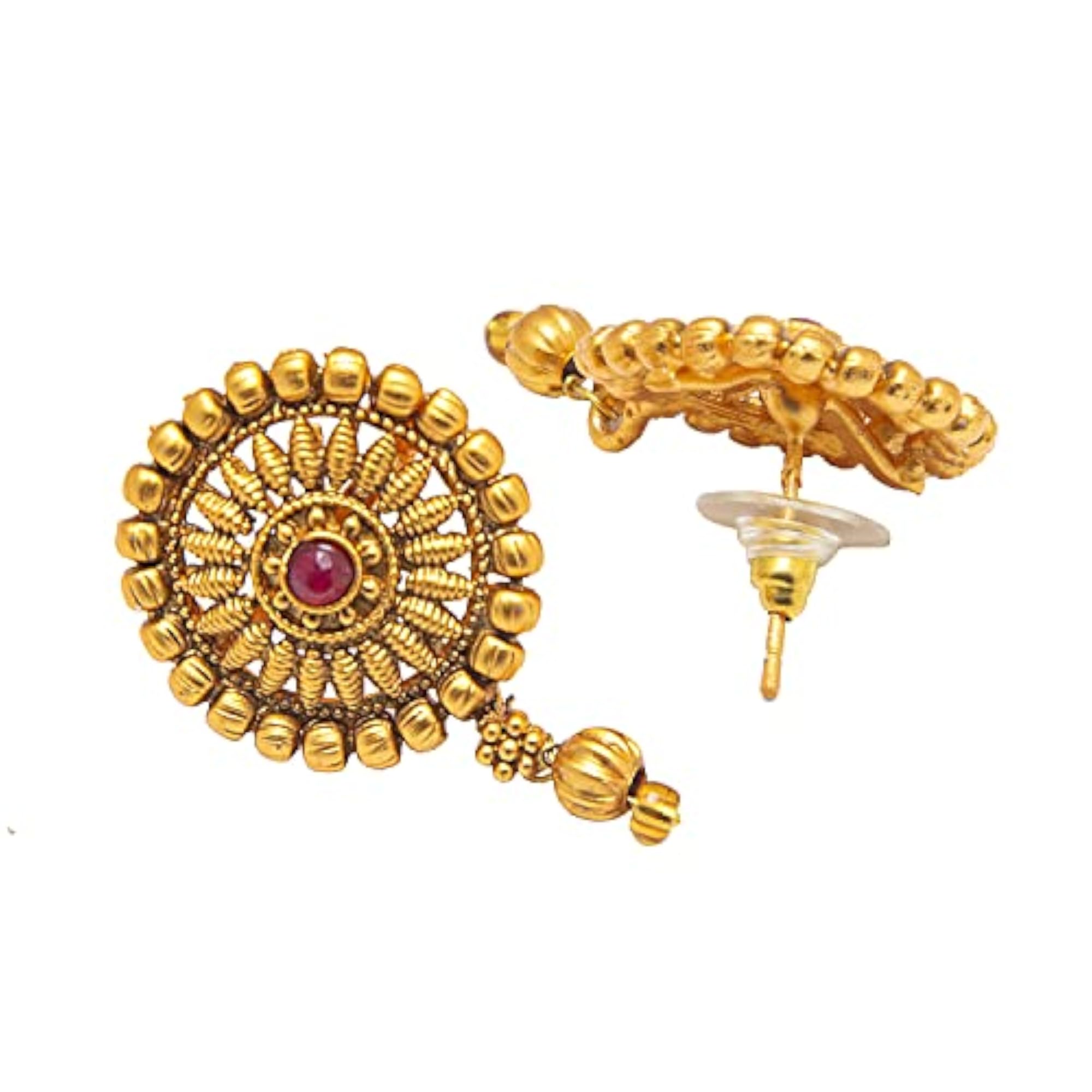 Antique Gold Plated Stylish Traditional Ethnic Thushi Choker Necklace Set