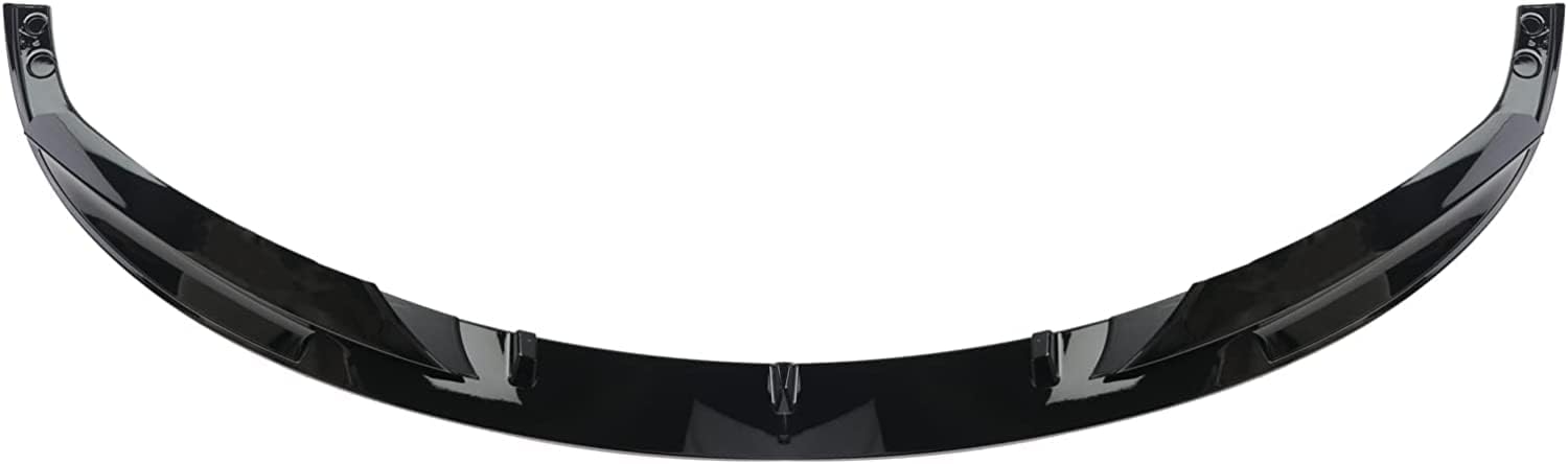 2PCS Front Bumper Lip Spoiler FIT 2012–2018 BMW 3 Series F30 F35 M Sport/M-Tech – Gloss Black, ABS Splitter Kit