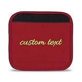 Custom Embroidered Neoprene Luggage Handle Wraps/Grip/Identifier,Sinseike Personalized Luggage Tags/