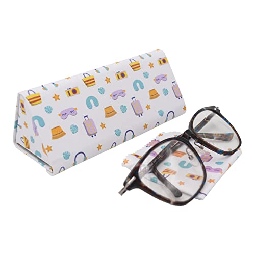 Image of Real Sic Glasses Case for Men and Women - Magnetic Folding Hard Shell Sunglass Holder - Inspired by Activities /Hobbies