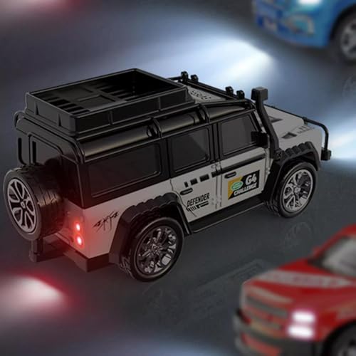 Image of Amitasha Mini RC Drift Car 1:64 Scale Alloy Model 4WD 2.4GHz Remote Control Micro Car for Kids & Adults, 3-Speed Modes Long Runtime, Durable Mini Racing Toy Car
