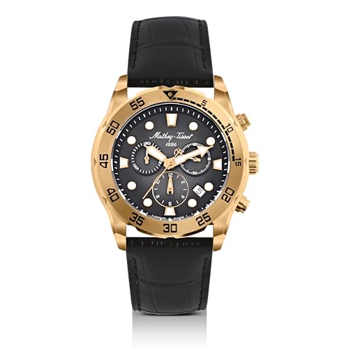 Image of Mathey-Tissot Swiss Made Bolton II Quatrz Multicolor Dial Analog Watch for Men - H121CHPLN