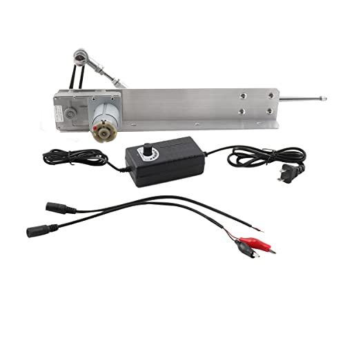 Hubkolben-Linearaktuator 24V – Einstellbarer Hub 150mm, 120rpm, Inkl. Drehzahlregler – Für Rüttler & Co.