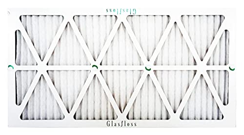 Glasfloss Air Filter 16X30X2-2" Merv 10 - Pack Of 12 - Pleated Air Filter - Furnace Air Filter - For Home Or Office - Made In The Usa (Actual Size: 15.5 X 29.5 X 1 3/4). #TOP1