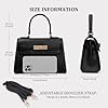 HiTotes Small Crossbody Bags for Women Vegan Leather Designer Handbag Women's Top-handle Bags Satchel Purse with Adjustable Strap for Daily Use #5