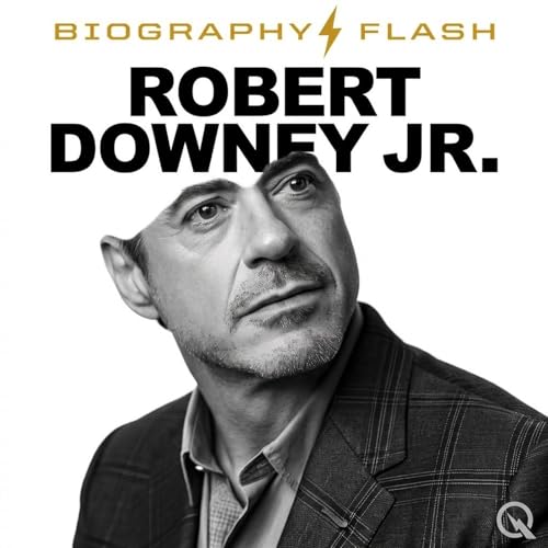 Page de couverture de Robert Downey Jr. - Biography Flash