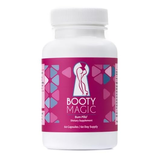 Booty Magic Butt Enhancement Pills - 2 Months Supply of Booty Pills, Bum Pills for Bigger, Rounder, Volumized Butt with Maca Root Extract, Fenugreek Extract