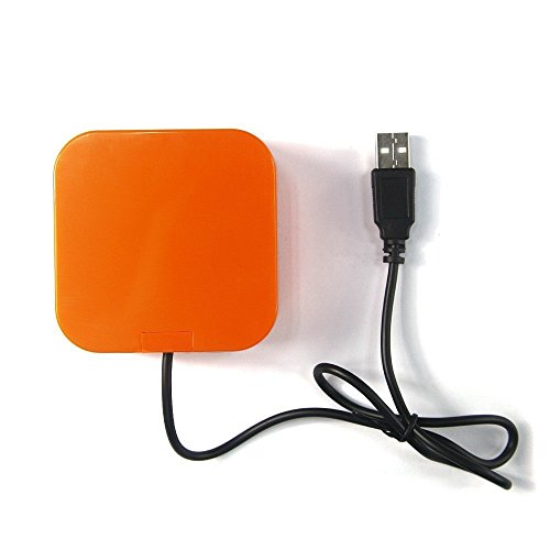 Image of Storin All in One Combo Card Reader & 3 Port USB 2.0 Hub (Orange)