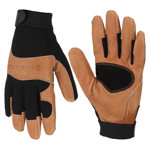 Carhartt Men's High Dexterity Reinforced Secure Cuff Glove