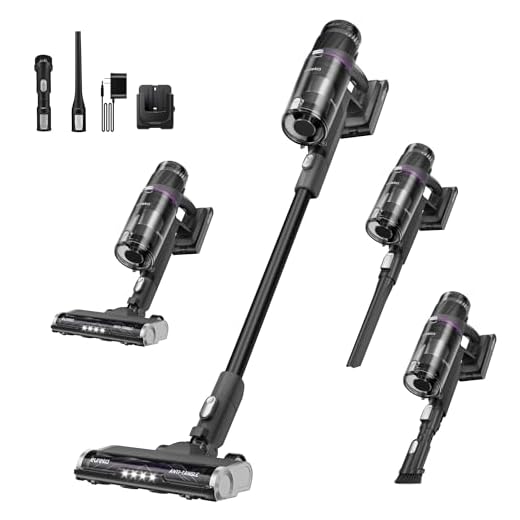 Eureka Cordless Stick Vacuum Cleaner ReactiSense 440, 60-Min Runtime, Anti-Tangle Brushroll, Intelligent Sensing Technology, Ideal for Pet Hair, HardFloors & Carpets