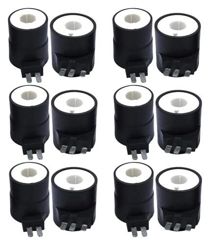 ZMLMAJJ Paquete de 6 bobinas de solenoide de Encendido de válvula de Gas for Secadora 279834, Compatible con Whirlpool AP3094251 PS334310 12001349 694540 694539 306105 306106