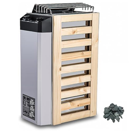 Poêle De Sauna Électrique De 3,6 KW avec Contrôle Interne, Minuterie De 0 À 180 Minutes Et Température Maximale Réglable À 80 °C, pour Saunas D'hôtel De 106 À 141,3 Pieds Cubes.
