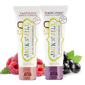 Jack N' Jill Kinderzahnpasta Himbeere & Schwarze Johannisbeere