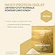 edubily nutrition® Whey Protein Isolat • Laktosefrei • Sehr gut lösliches Eiweißpulver ohne Kohlenhydrate & Zucker • Aus irischer Weidehaltung • 750 g (Vanille mit Stevia)