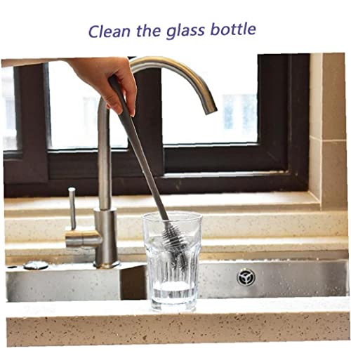 1pc Brush Bottle Cleaner Clean Maniglia Lunga