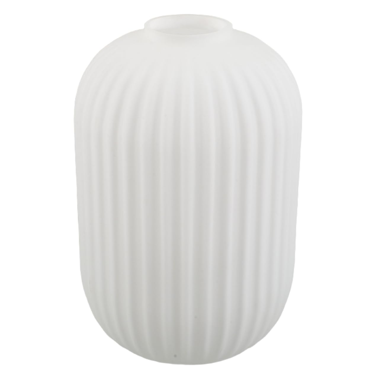 LALAFINA Milk White Glass Lampshade 140x200mm Frosted Pendant Lamp Shade Replacement for Dining Room Coffee Shop Table and Floor Lamps