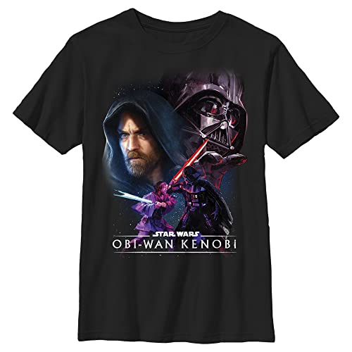 T-shirt Star Wars garçon Obi-Wan haut manches courtes enfant